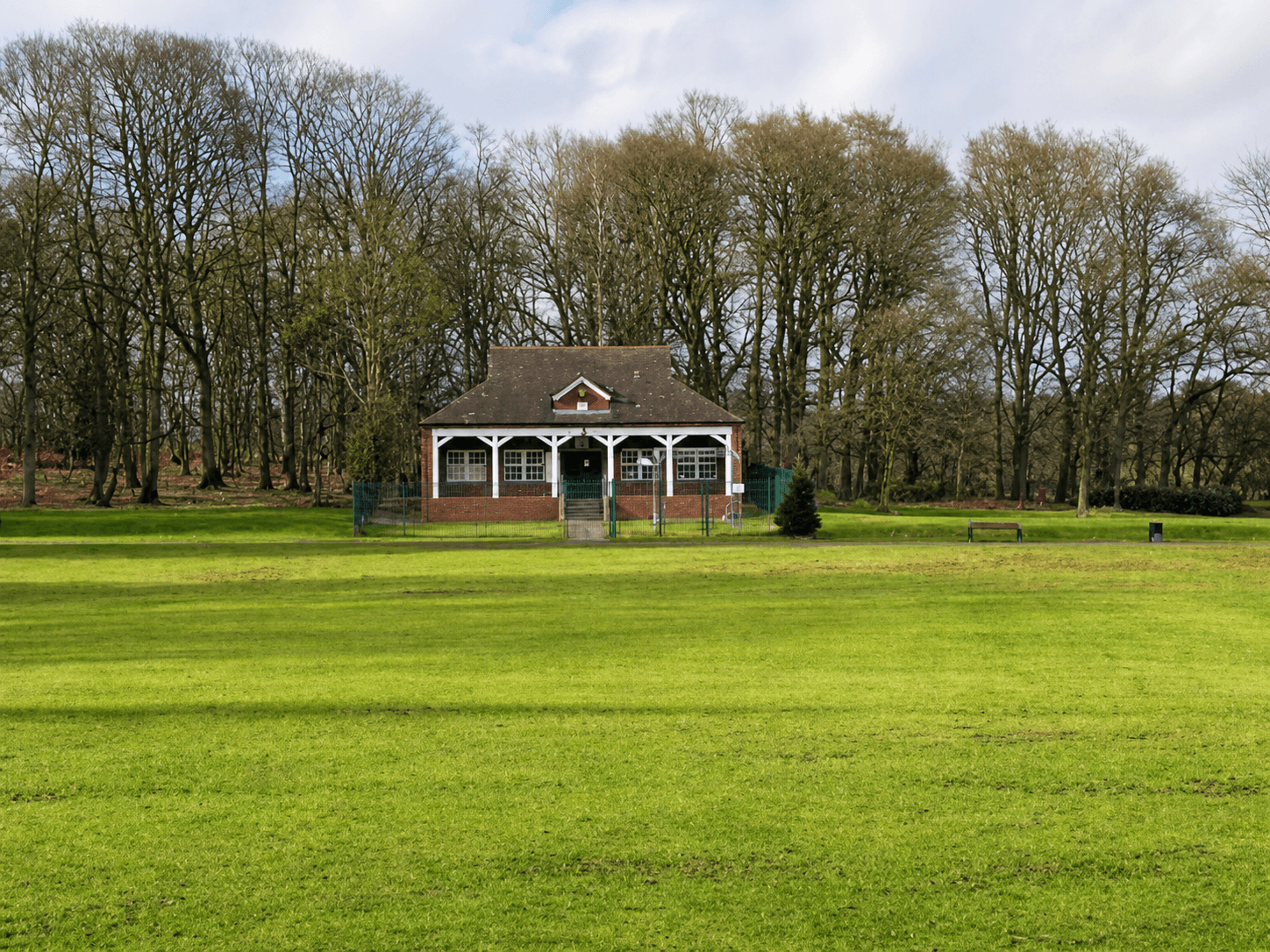 The pavilion in Lurgan Park