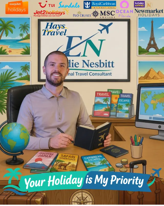 Eddie Nesbitt at Hays Travel in Belfast City