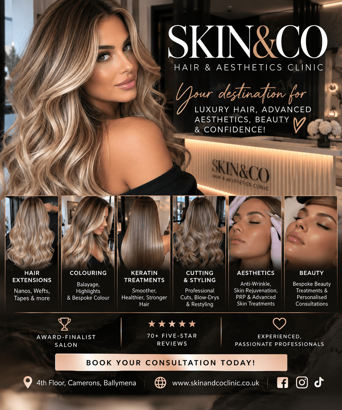 SKIN&CO AESTHETICS/HAIR CLINIC in Ballymena