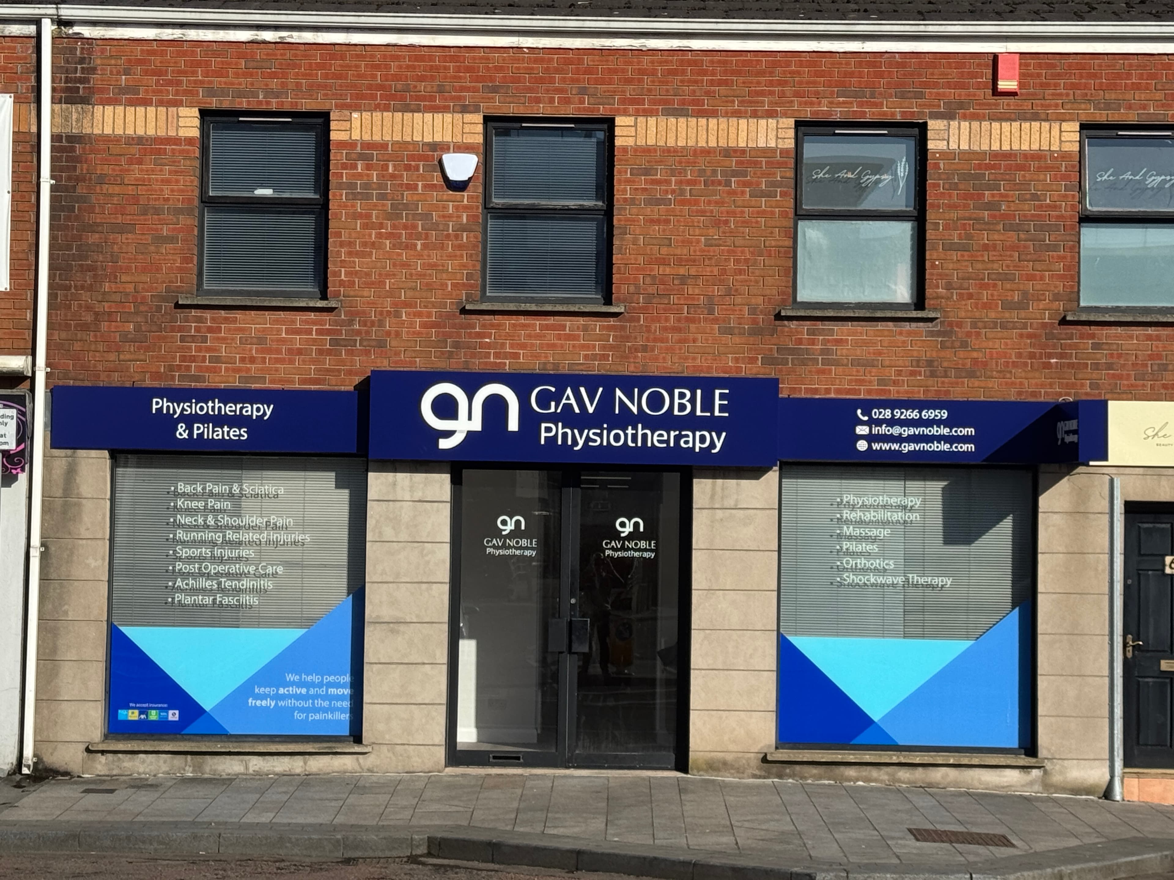 Gav Noble Physiotherapy in Lisburn