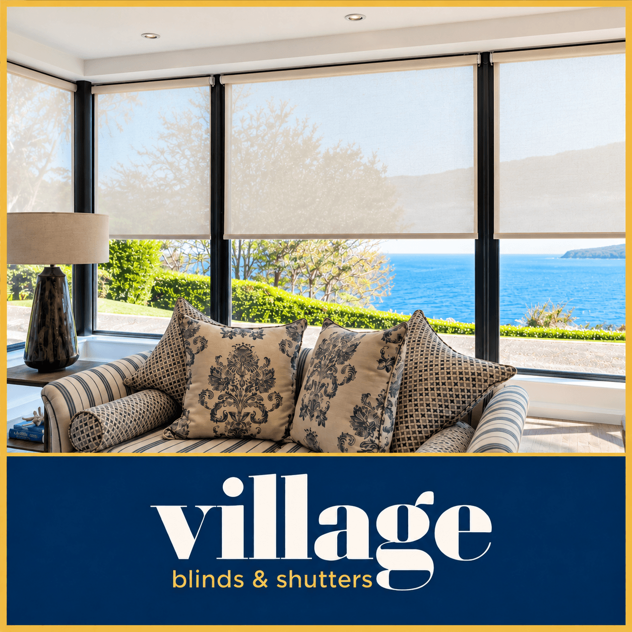 Village Blinds and Shutters logo