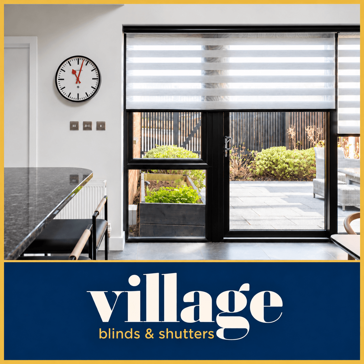 Village Blinds and Shutters logo