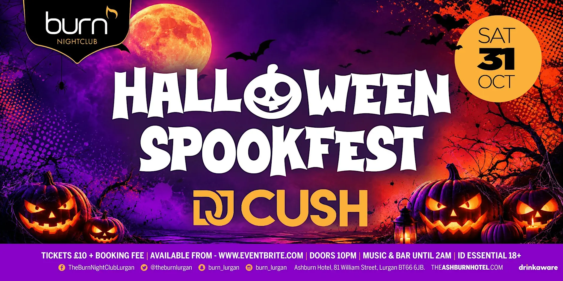 Halloween Spookfest at The Burn Nightclub