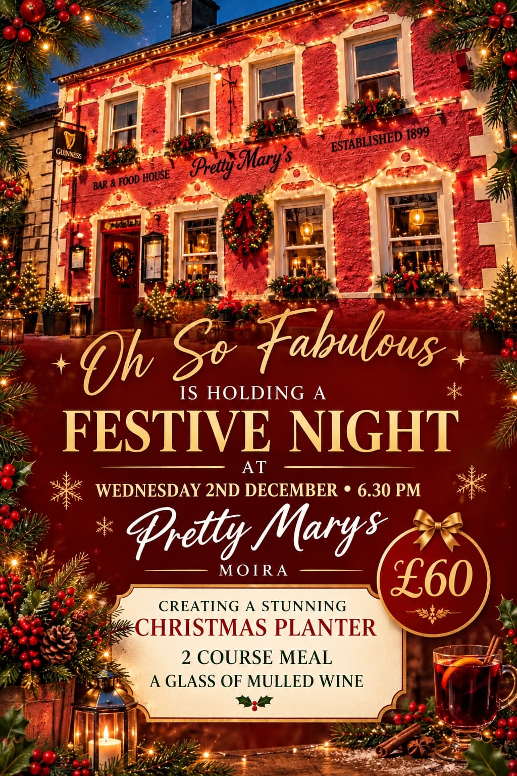 Pretty Mary’s Ultimate Xmas Craft Night